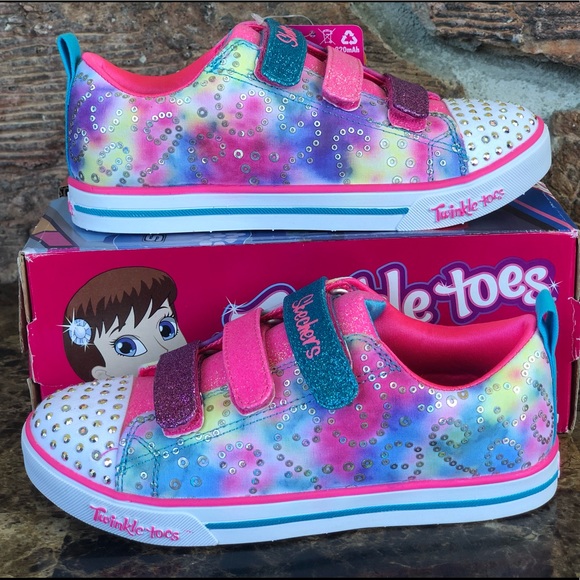 Skechers Other - Skechers winkle Toes Rainbow Brights Casual Sneake